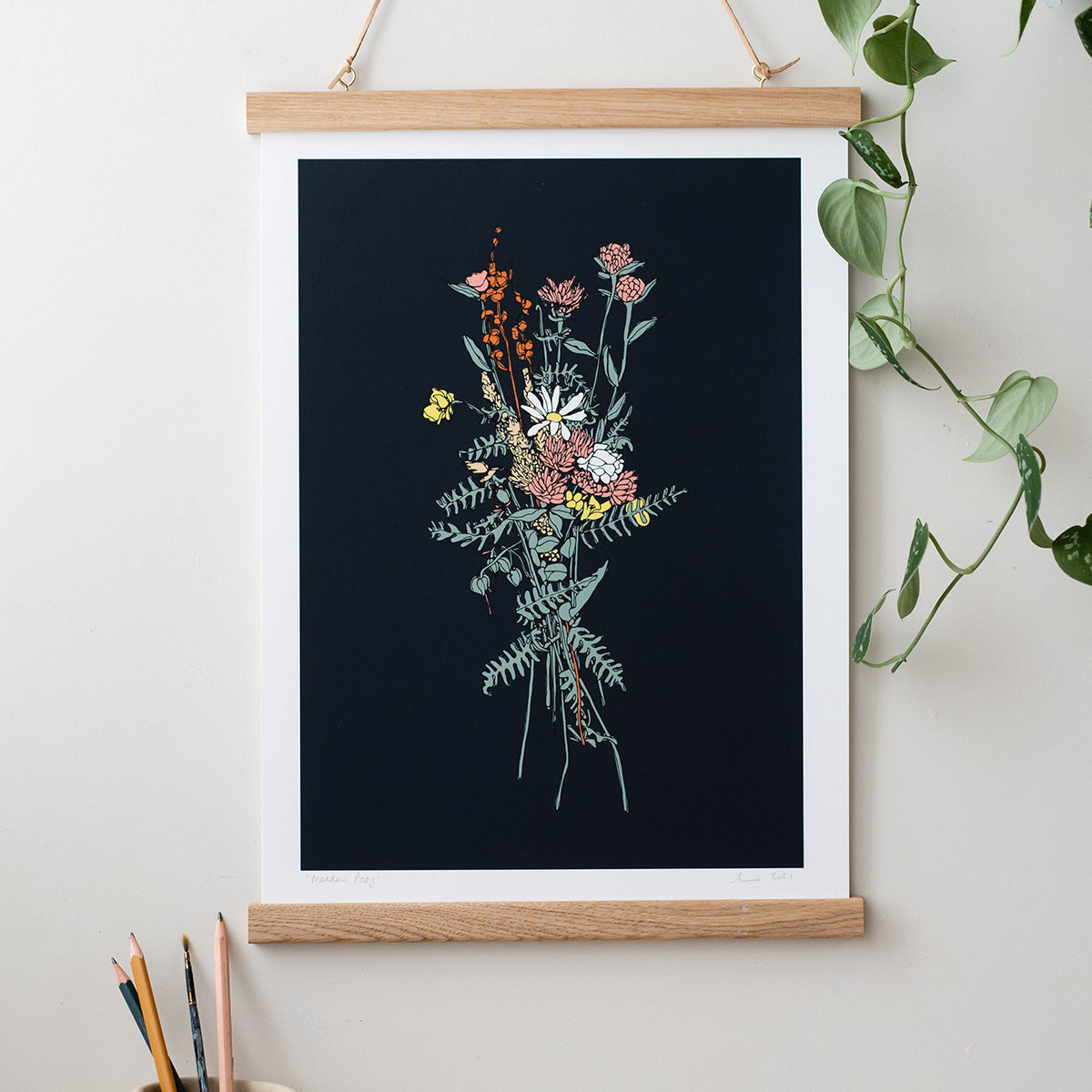Meadow Posy - A3 Print