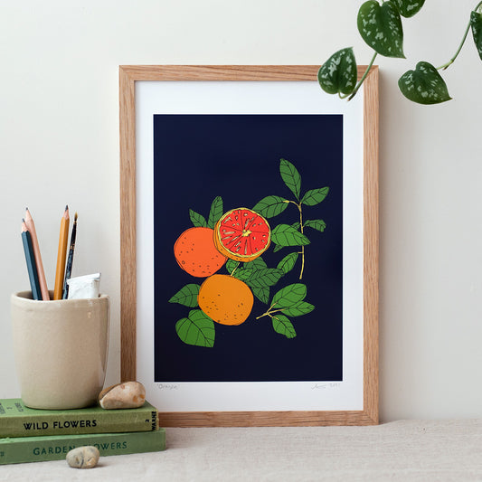 Oranges - A4 Print