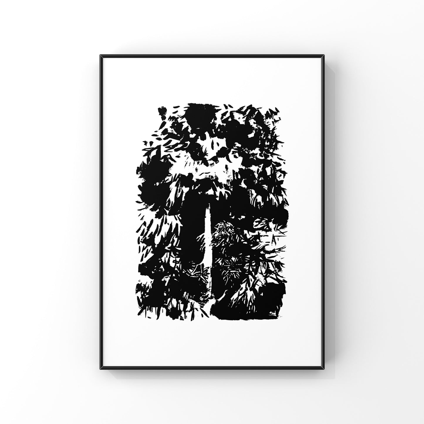 Annas Drawing Room Monster Tree Framed w