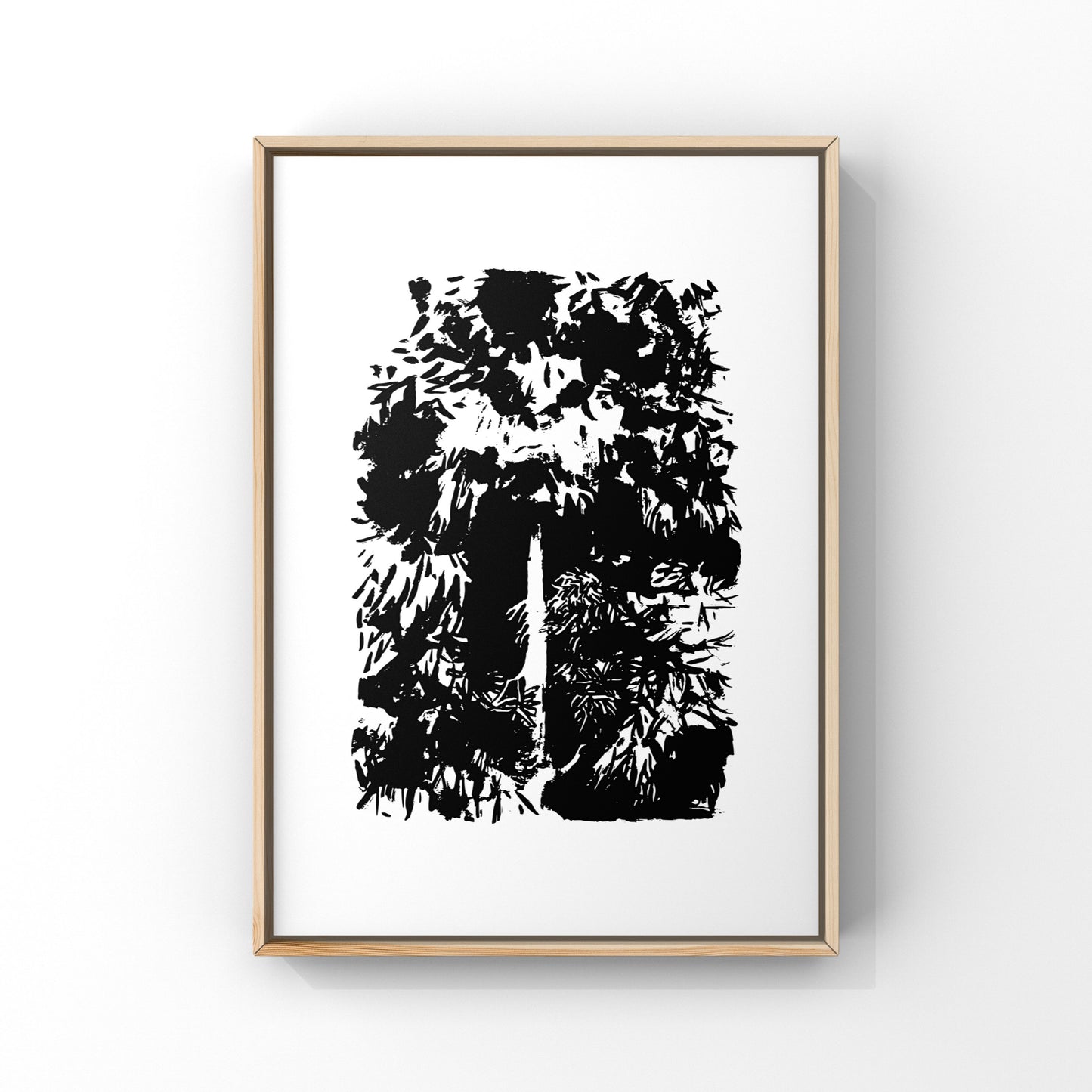 Annas Drawing Room Monster Tree Framed l