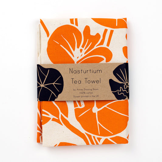 Nasturtium Tea Towel Annas Drawing Room folded web.jpg